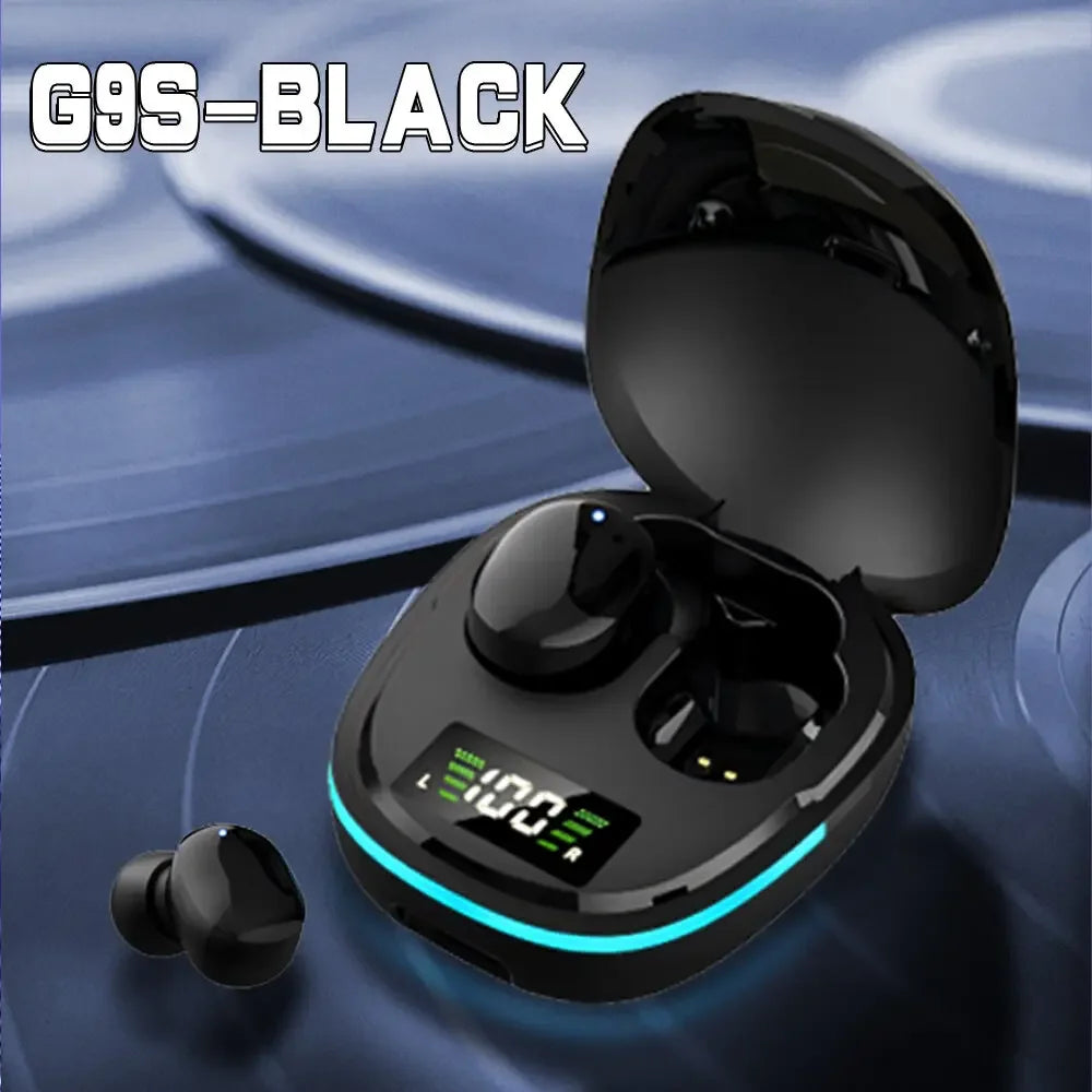 NEW TWS G9S Fone Bluetooth Headphones with Mic LED Display Earbuds Wireless Bluetooth Headset Noise Cancelling Earphones