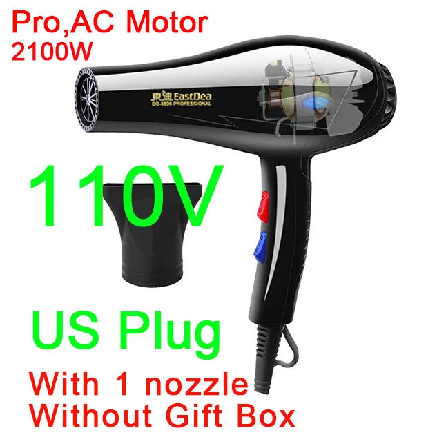 Original EU Plug Hot Cold Wind Professional Hair Dryer Blow dryer Hairdryer For Hair Salon for Household Use
