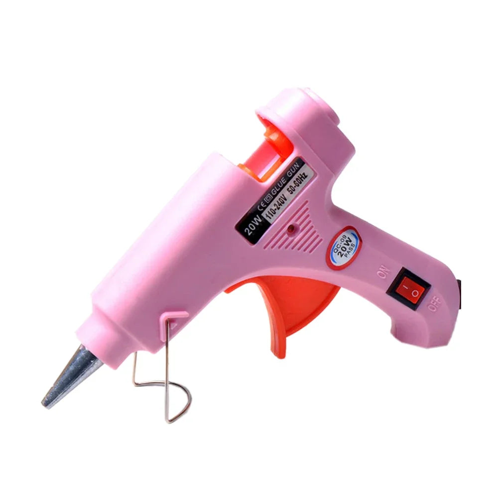 Hot Sell DIZAINLIFE 20W EU Hot Melt Glue Gun 7mm Glue Sticks DIY Mini Electric Heat Temperature Repair Tool Industrial Thermo