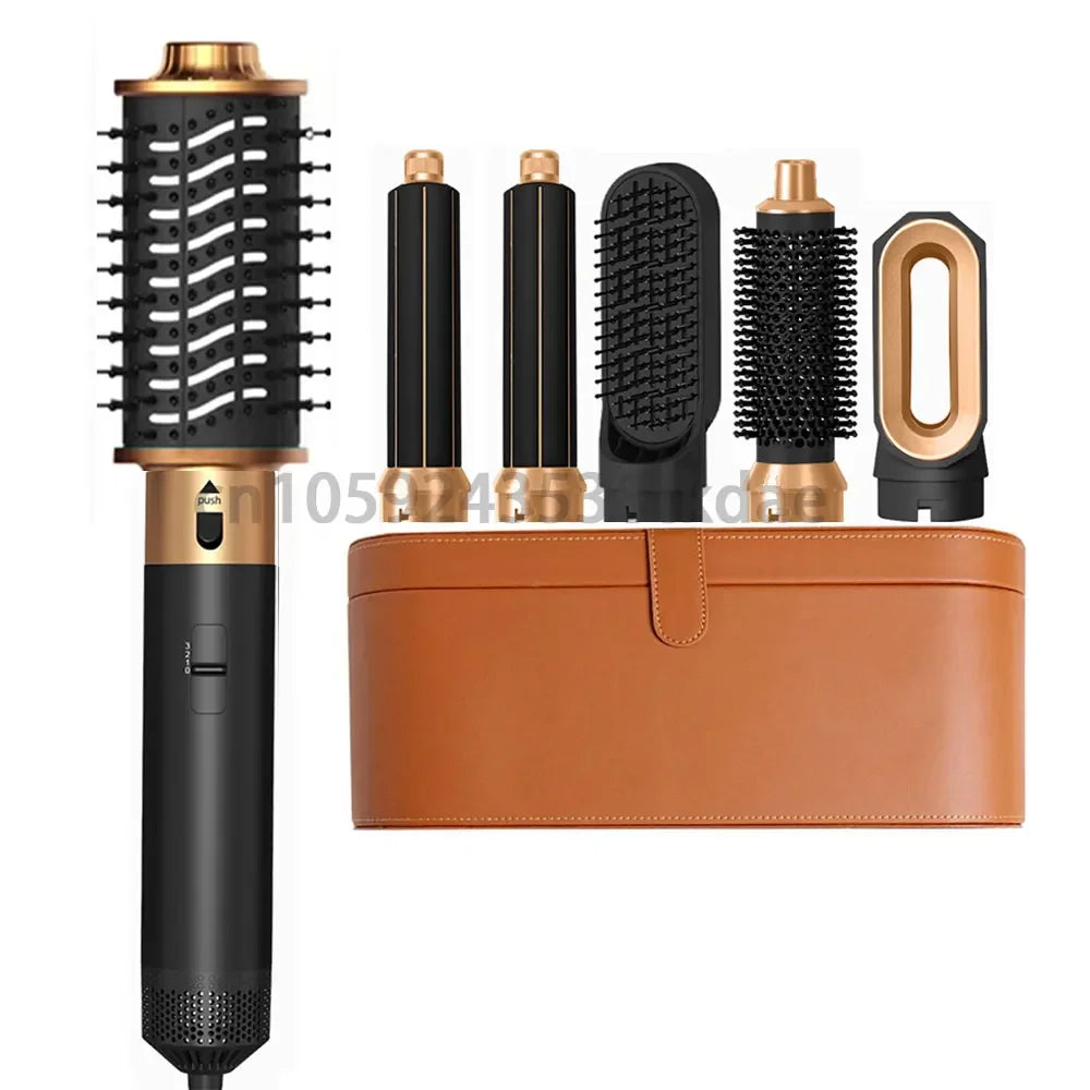 6 in 1 Hair Dryer Brush Hot Comb Set Professional Curling Iron Hair Straightener Styling Tool For Dyson Airwrap Hair Dryer