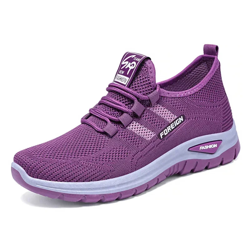 2025 Spring Fashion Women's Shoes High quality Anti slip and Wear resistant Sports Shoes Mesh Breathable Walking Shoes Designer
