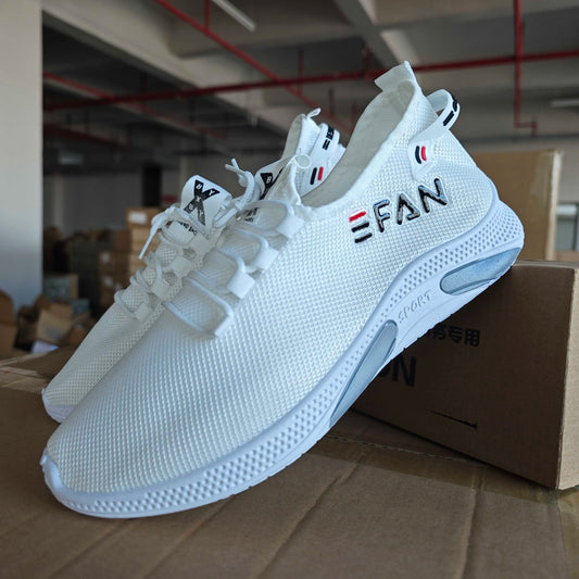 Spring White Casual Shoes Breathable Non-slip Walking Sneakers Men Shoes Outdoor 2024  Comfortable Fashion Lace Up Running Shoes
