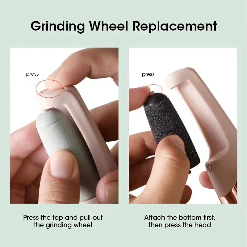 2025 New Electric Pedicure Grinder Electric Foot Callus Remover Rechargeable Dead Skin Remover Foot Hard Skin Removal Tool
